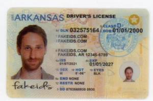 Arkansas Fake ID - Scannable Teslin and PVC Card