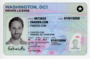 DC Fake ID - Scannable Teslin and PVC Replica