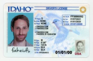 Idaho Fake ID - Scannable Teslin and PVC Replica