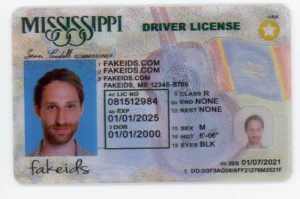 Mississippi Fake ID - UV-Layered and Scannable