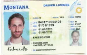 Montana Polycarbonate Fake ID - Genuine Big Sky Card Stock