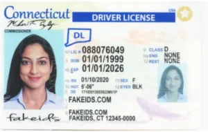 Connecticut Polycarbonate Fake ID - Laser-Engraved on Genuine Poly