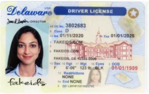 Delaware Fake ID - Scannable Teslin and PVC Replica