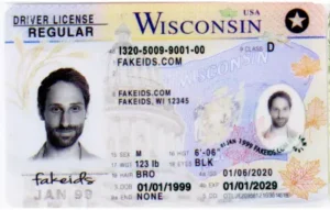 Wisconsin Fake ID - Tactile, Scan-Ready Replica