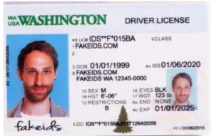 Washington Fake ID - UV-Tested Scannable Card