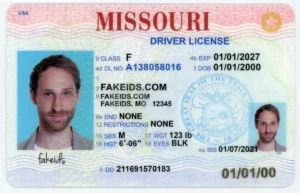 Missouri Fake ID - Teslin and PVC, Scan-Ready
