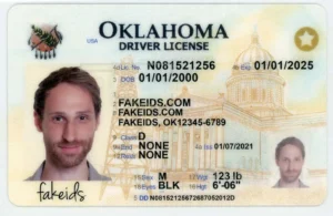 Oklahoma Polycarbonate Fake ID - Laser-Engraved State-Grade Stock