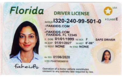 Florida Fake ID - Scannable, UV-Tested Replica
