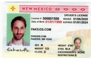 New Mexico Fake ID - UV-Reactive Teslin and PVC Build