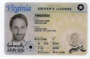 Virginia Fake ID - Scannable Printed Replica