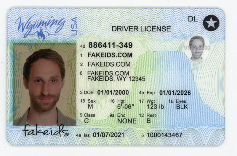 Wyoming Fake ID - UV-Tested Teslin and PVC Replica